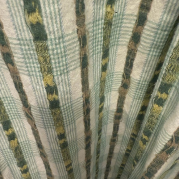 Vintage 80s 90s Classic Elements Embroidered Button Down Shirt SS 24W 26W 24/26 - Picture 9 of 10